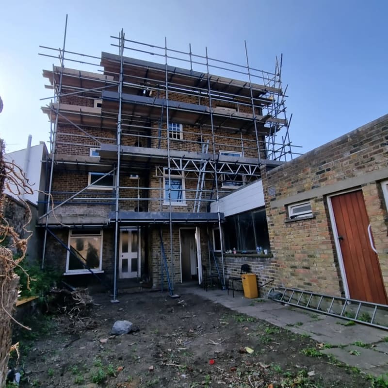 Scaffolding in Deptford