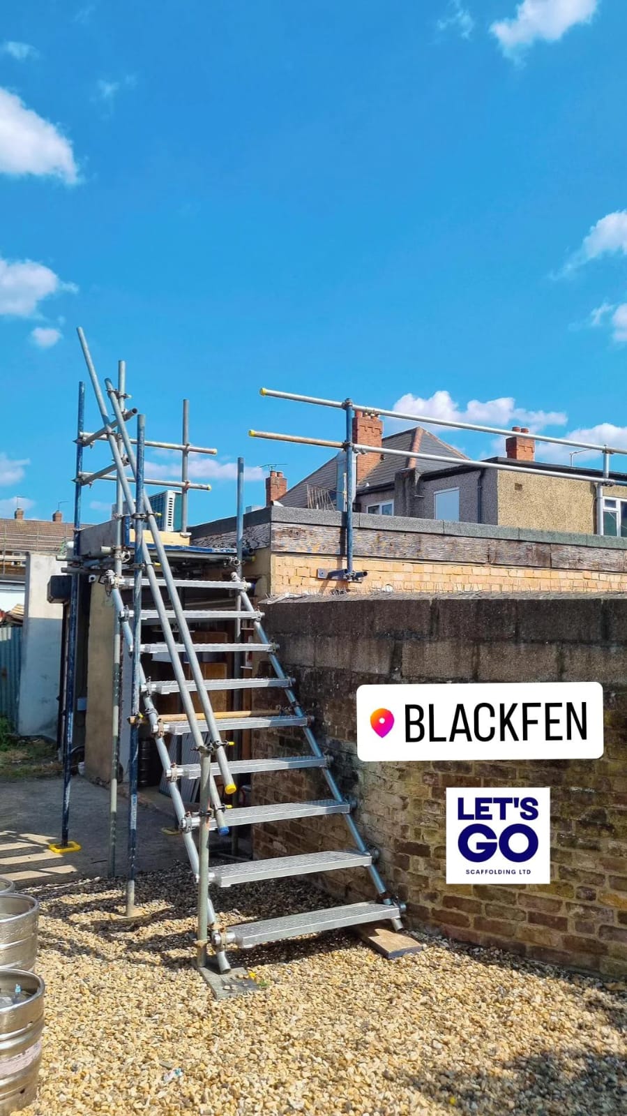 Staircase Scaffolding in Blackfen